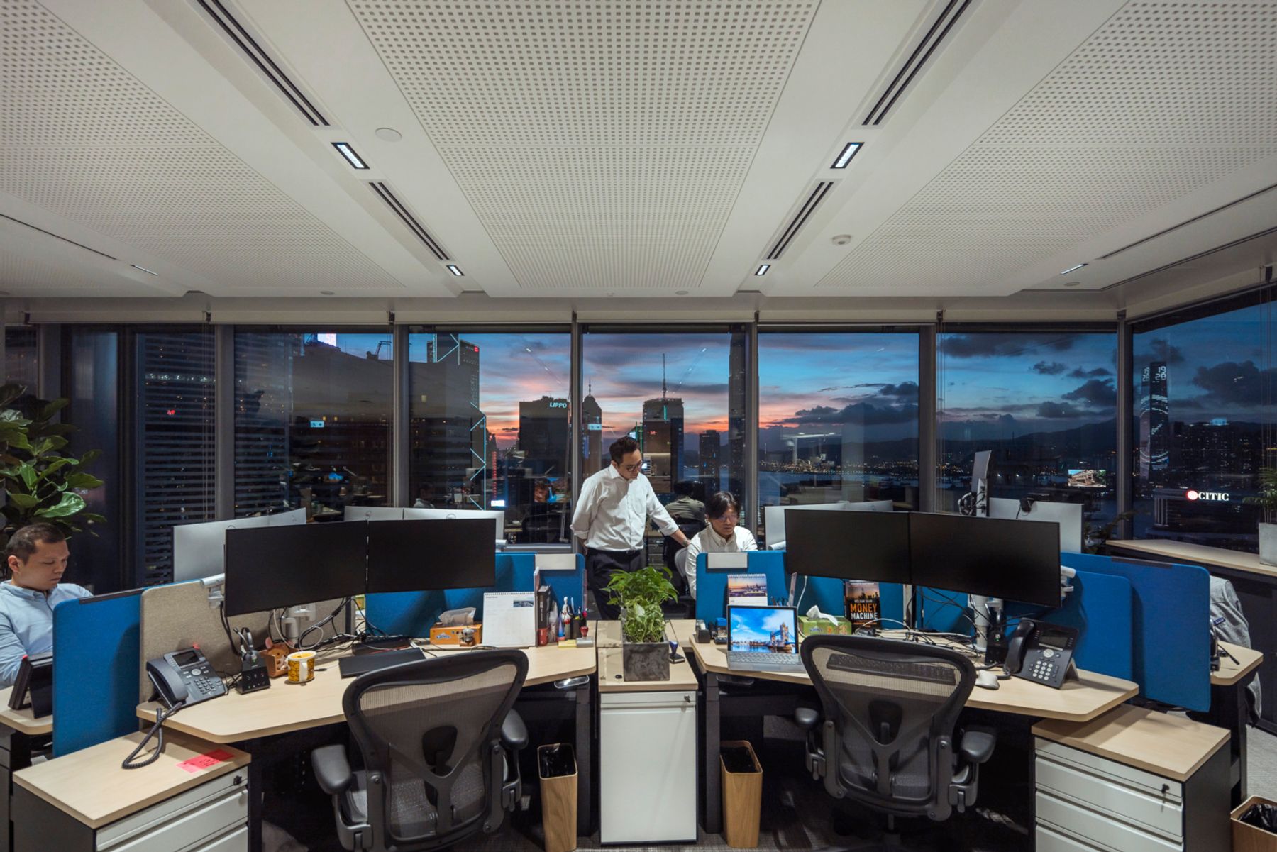 PAG Office, Hong Kong. Lighting design: Litto Lighting Design Limited, Hong Kong. Photography: Jackie Chan.