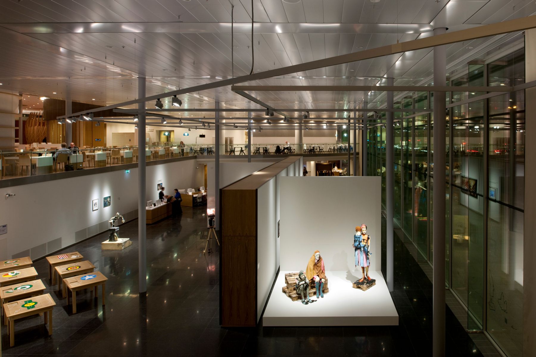 Rabobank Utrecht, Rabo Art Zone Gallery, Utrecht. Architect: Sander Architecten, Amsterdam.