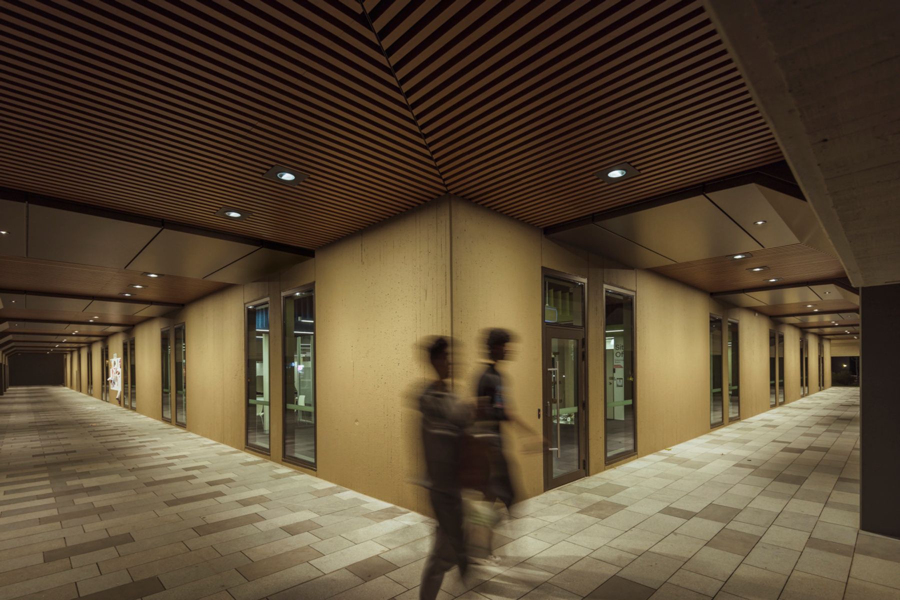 Macquarie University, New South Wales. Lighting design: Jadecross Lighting, Sydney. Photography: Jackie Chan, Sydney.