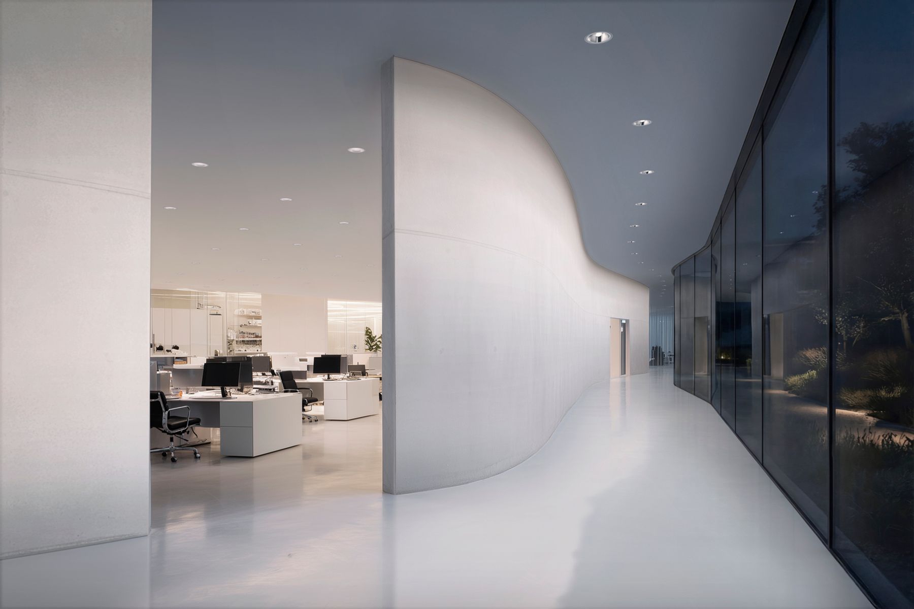 More than a downlight: for maximum design freedom. Visualisation: Electric Gobo