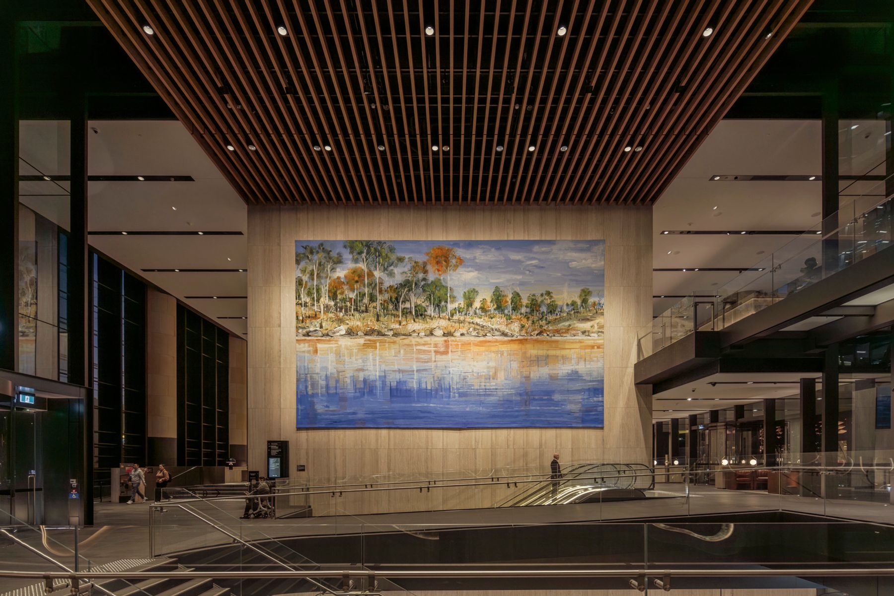 Parramatta Square, Sydney. Client: Walker Corporation. Architecture: JPW. Lighting design: Light Studio MG. Specifier: LCI Consultants, AECOM, WSP. Sales partner: Jadecross. Photography: Jackie Chan.