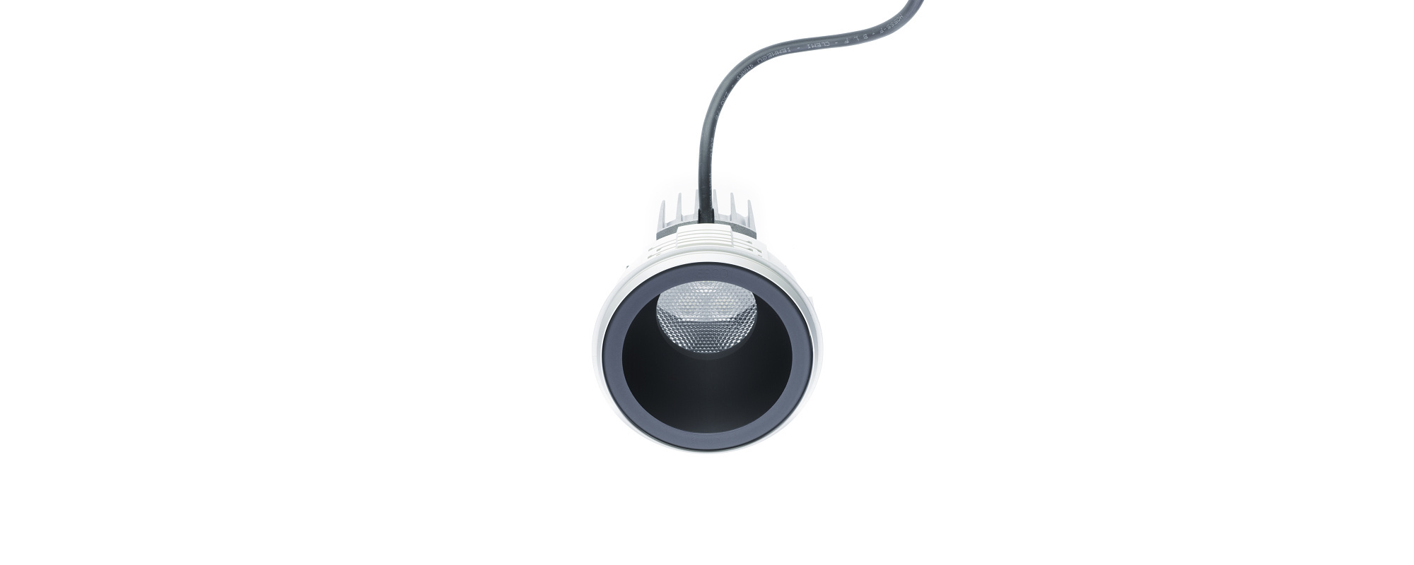 ERCO Atrium double focus recessed luminaires, providing glare-free light for high rooms.