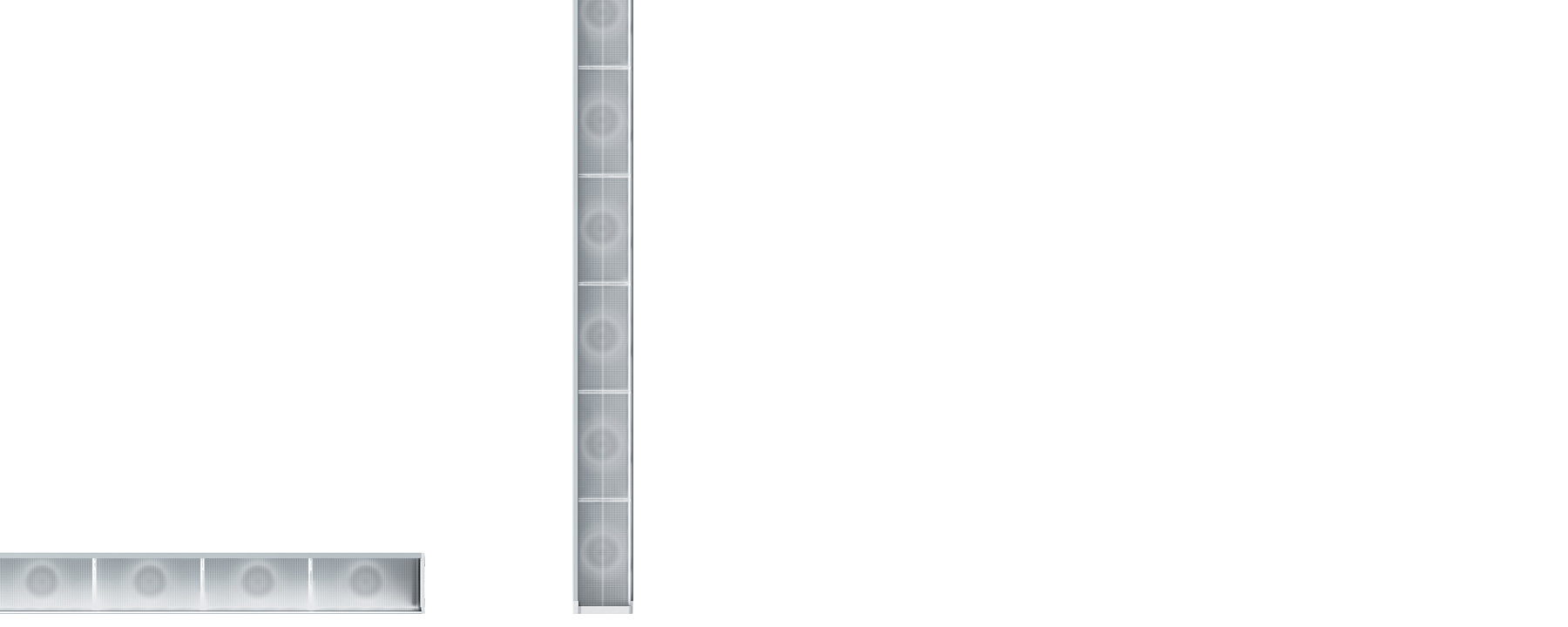 ERCO Lightgap recessed luminaire: Emphasizing wall textures with grazing light for 3D effects.