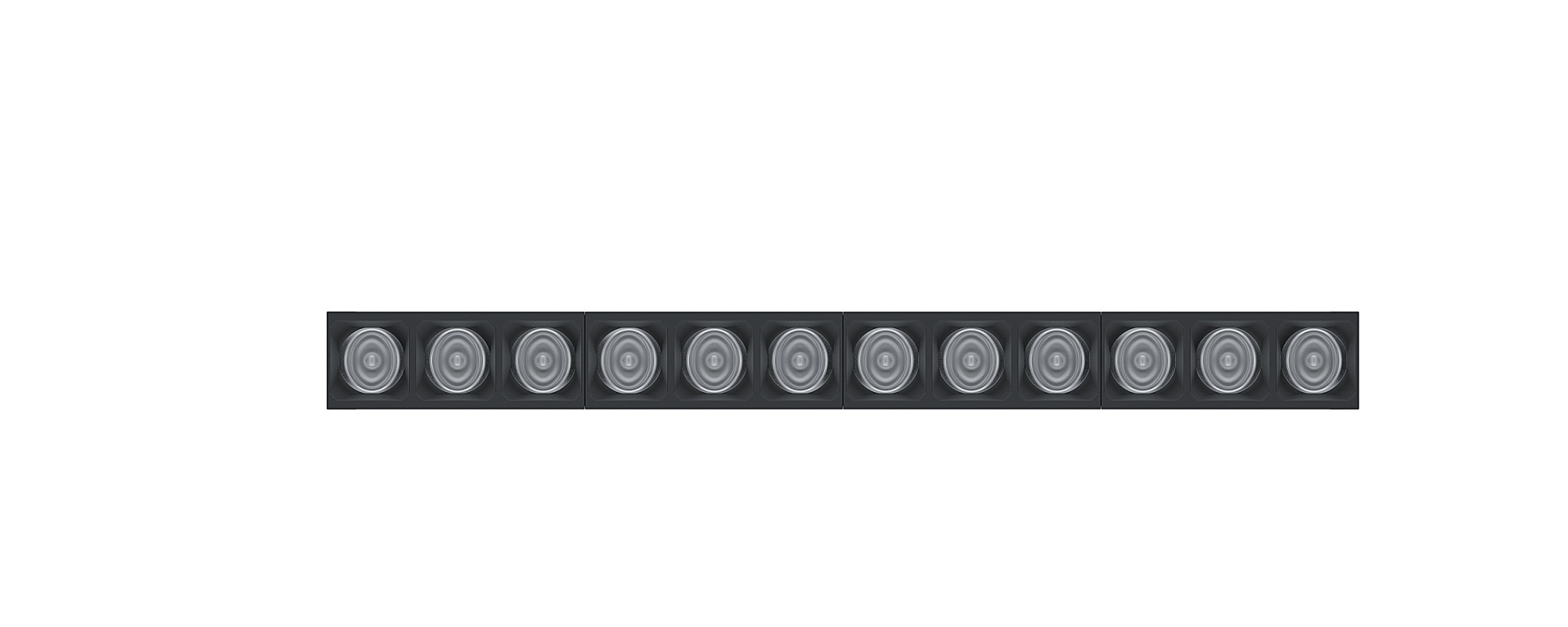 Compar linear: A minimalist linear recessed luminaire for modern interiors and office spaces.