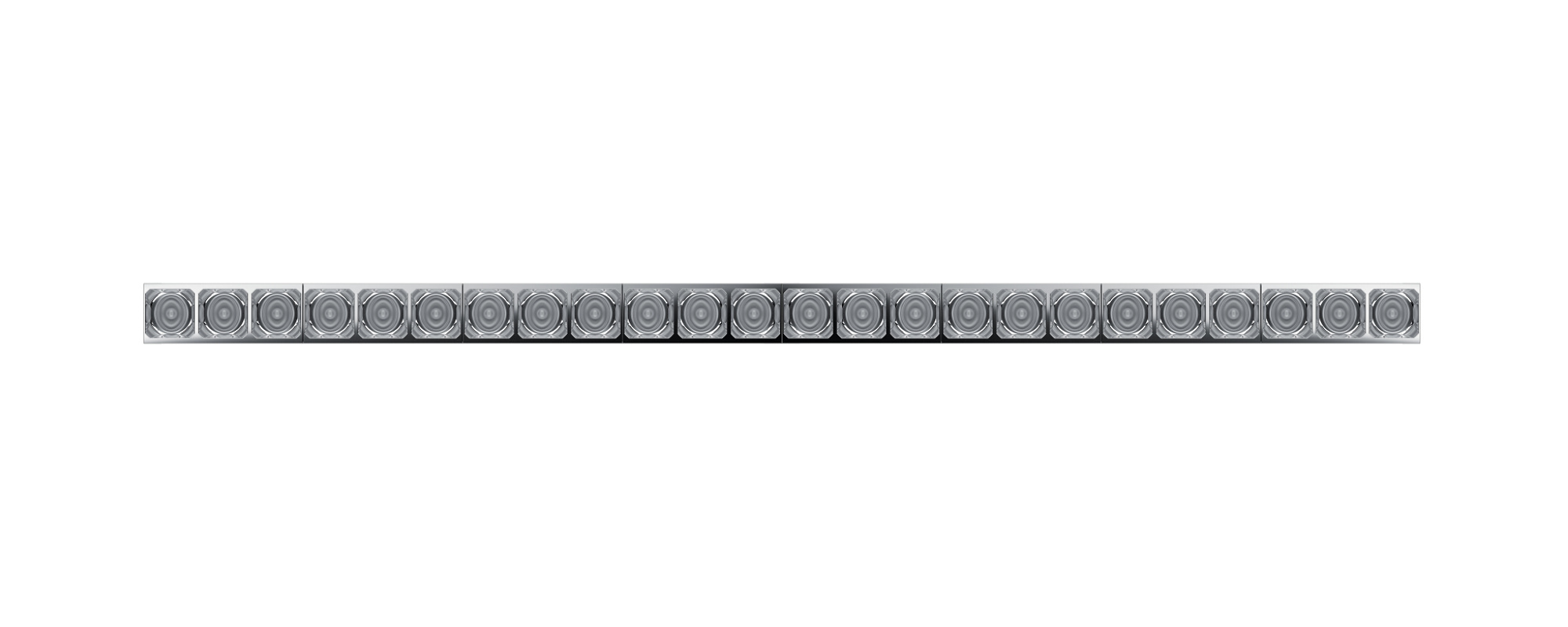 Compar linear recessed luminaire, a minimalist lighting solution for linear design.