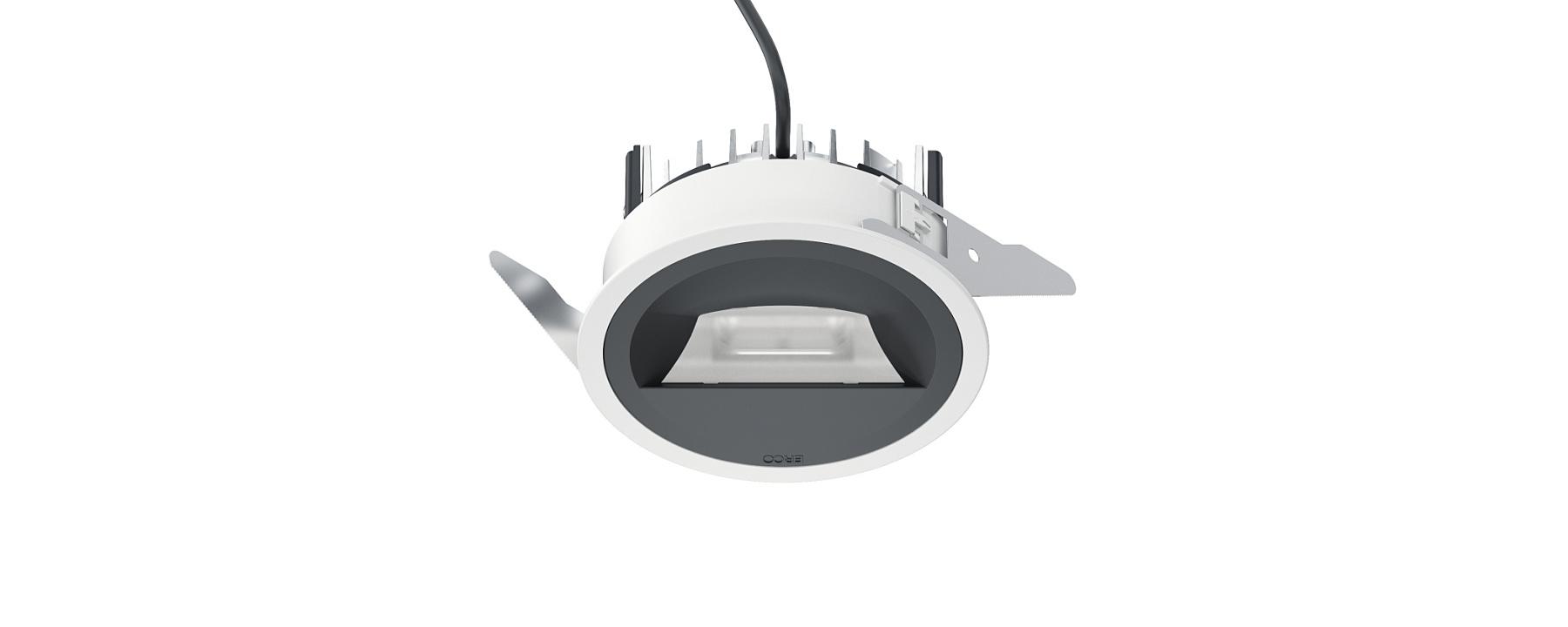 ERCO Iku recessed luminaire: Universal indoor lighting, efficient and economical downlight.
