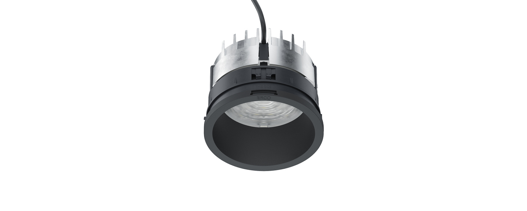 ERCO's Iku recessed luminaire: Efficient indoor lighting solution, offering universal application.