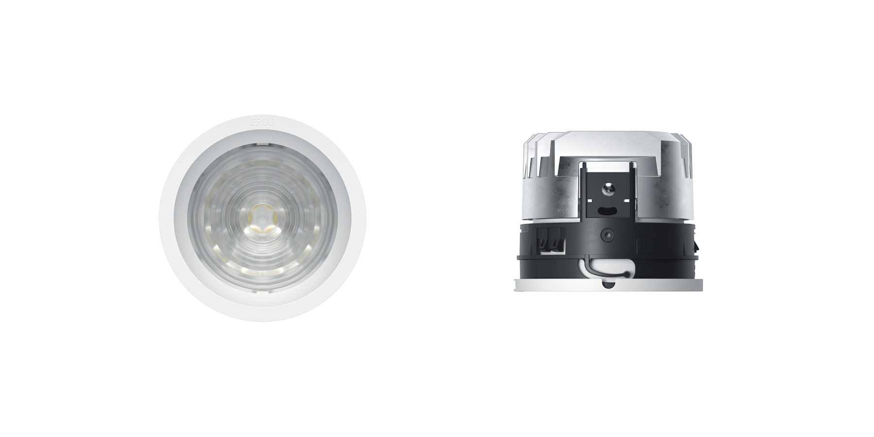 ERCO's Iku Work recessed luminaire for efficient, standard-compliant office lighting.