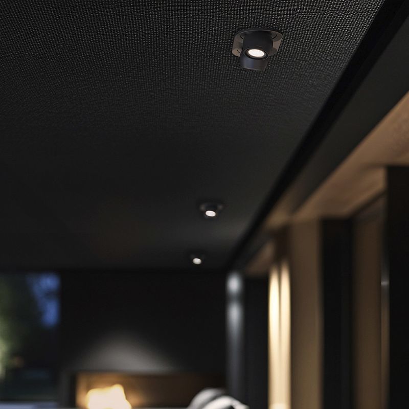 ERCO Axis recessed spotlights providing accent lighting in bars and galleries.