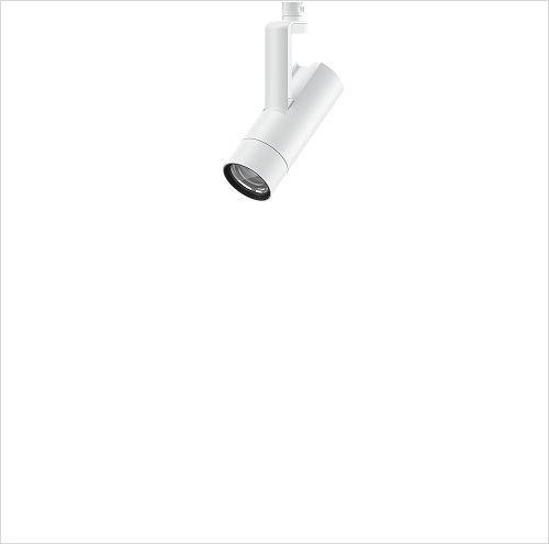 ERCO LED spotlight for galleries, projecting precise light for energy-efficient art displays.