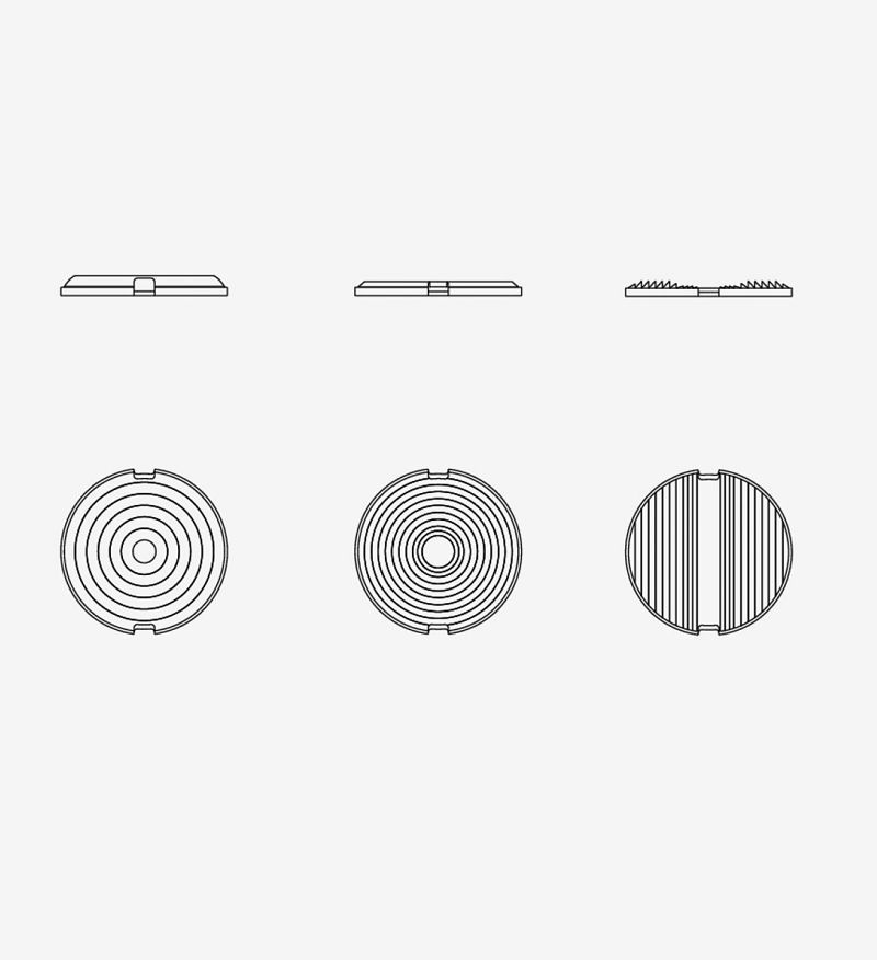 Iku Downlight für Stromschienen: Lichtverteilungsoptionen für flexible Beleuchtung.