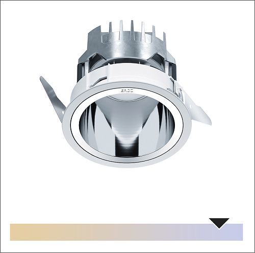 ERCO Skim downlight for flexible office lighting with high quality light.