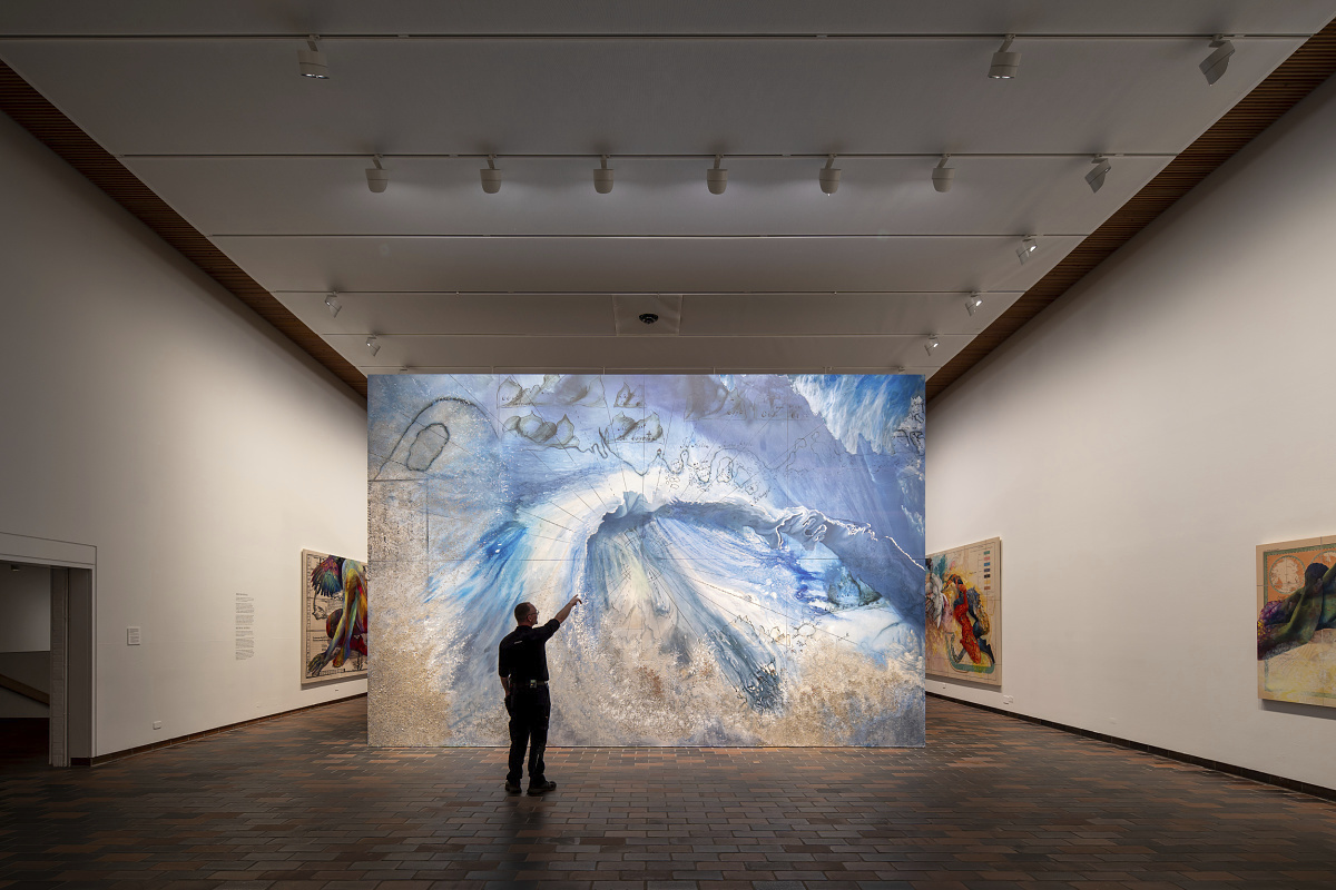ERCO Parscan LED spotlights illuminate art at the Louisiana Museum, Humlebæk.