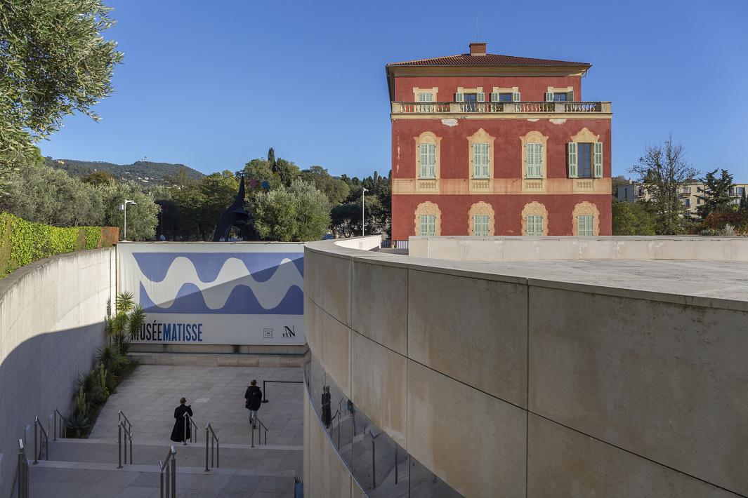 Matisse Museum in Nice, France, featuring dynamic LED lighting for art exhibitions.
