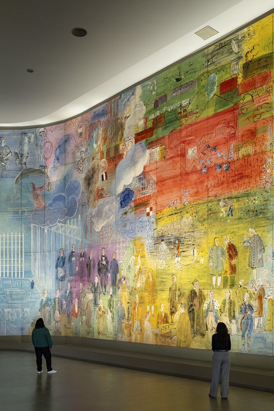 Raoul Dufys La Fée Electricité at Musée dArt Moderne, lit by ERCO LED wallwashers.