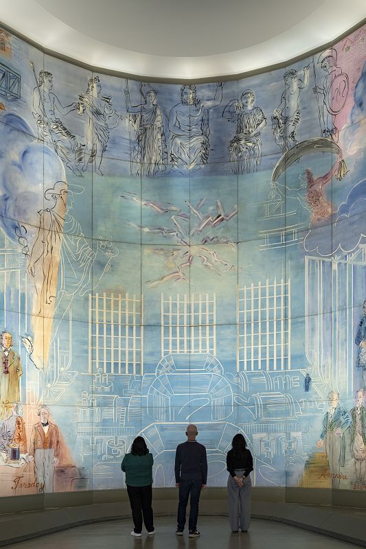 Raoul Dufys La Fée Electricité at Musée dArt Moderne, lit by ERCO LED wallwashers.