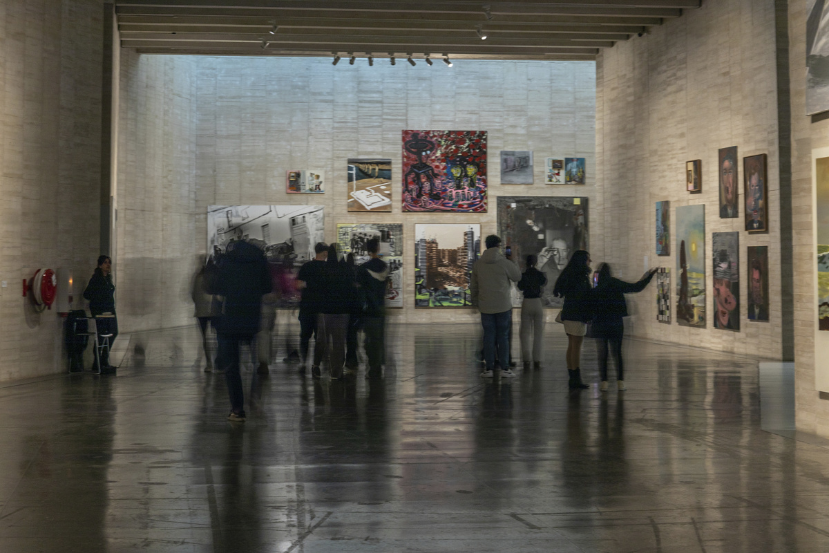 LED lighting at Museo Musac, León, featuring ERCO Eclipse spotlights for flexible, energy-efficient gallery illumination.