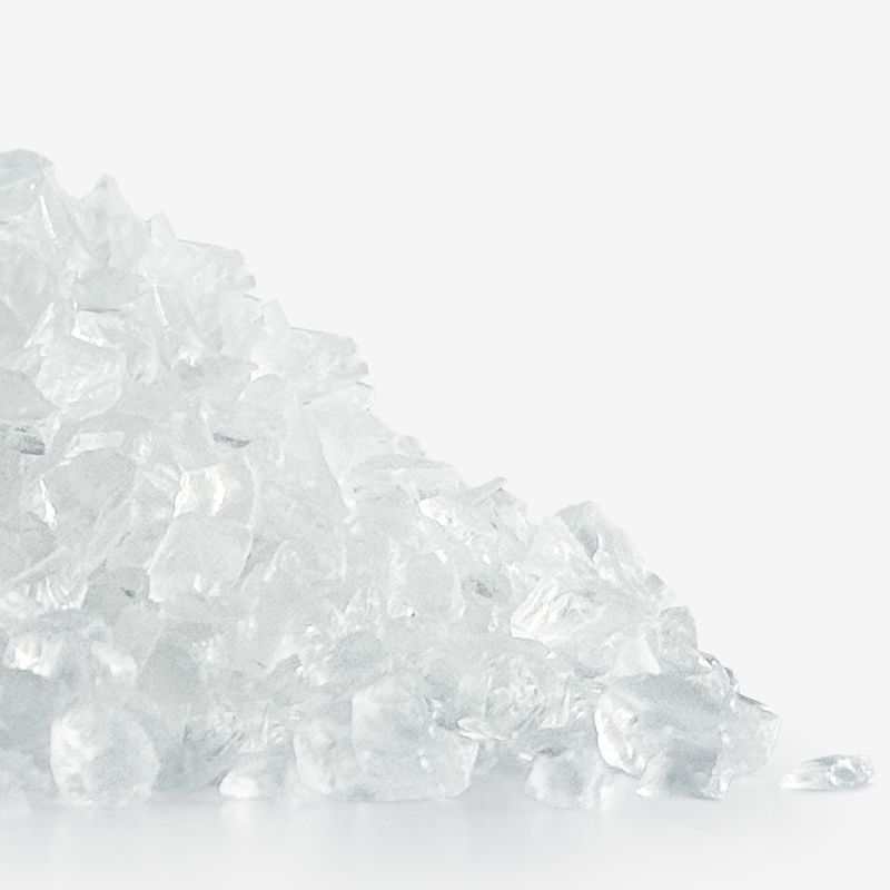 Close-up of recycled polymer lens material for ERCO Panlens luminaires.
