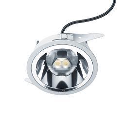 ERCO LED recessed downlight for indoor use, designed for high-quality lighting and visual comfort.