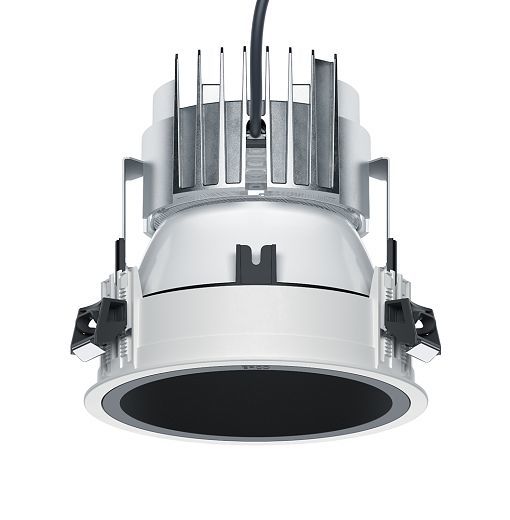 ERCO LED recessed downlight for indoor use, ideal for high-quality lighting.