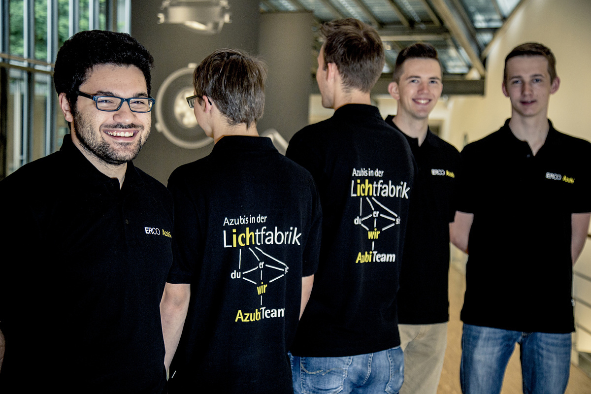 ERCO apprentices: Start your career in the light factory with diverse training opportunities.