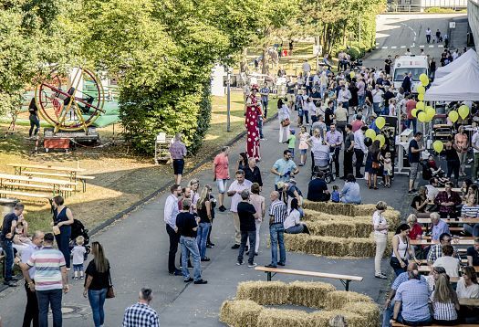 ERCO company event with employees and families in Lüdenscheid.